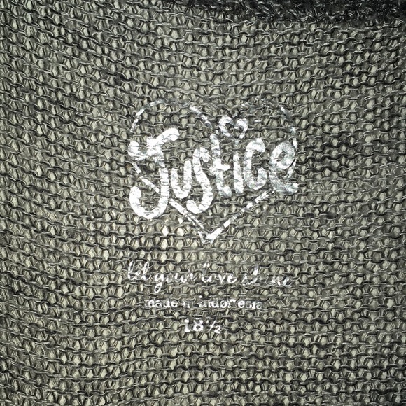 Grey Kid’s Justice Sweater - Picture 3 of 3